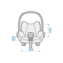 Dimensão - Bebê Conforto Citi com Base