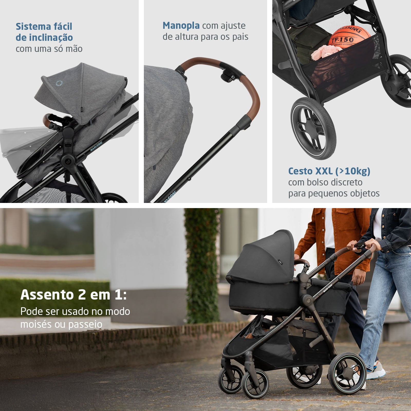 Maxi-Cosi Brasil | Travel System Anna³ Trio Cabriofix