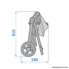 Dimensão - Travel System Anna³ Trio