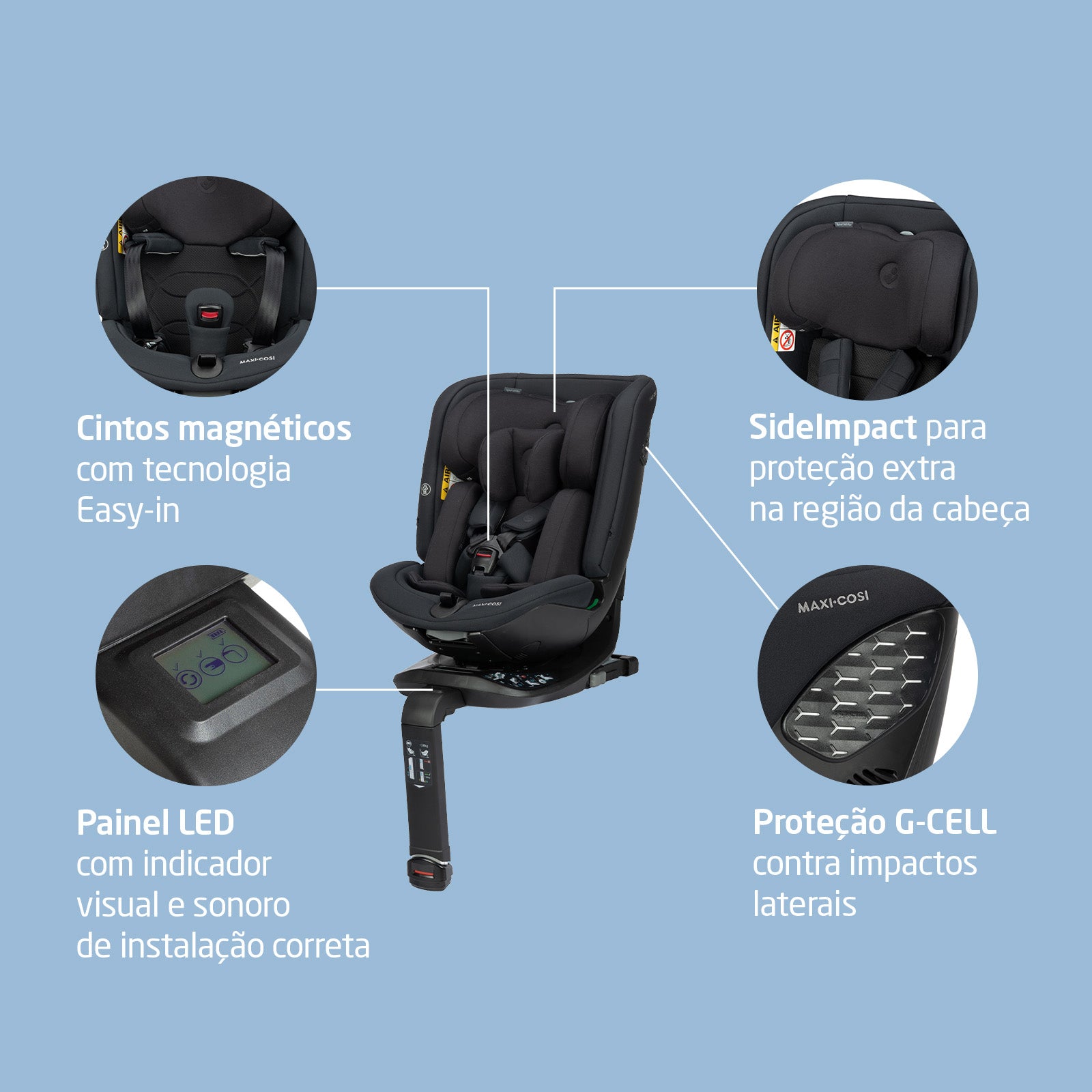 cadeirinha maxi cosi spinel 360 Maxi-Cosi Brasil