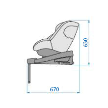 Dimensão - Cadeirinha Spinel 360