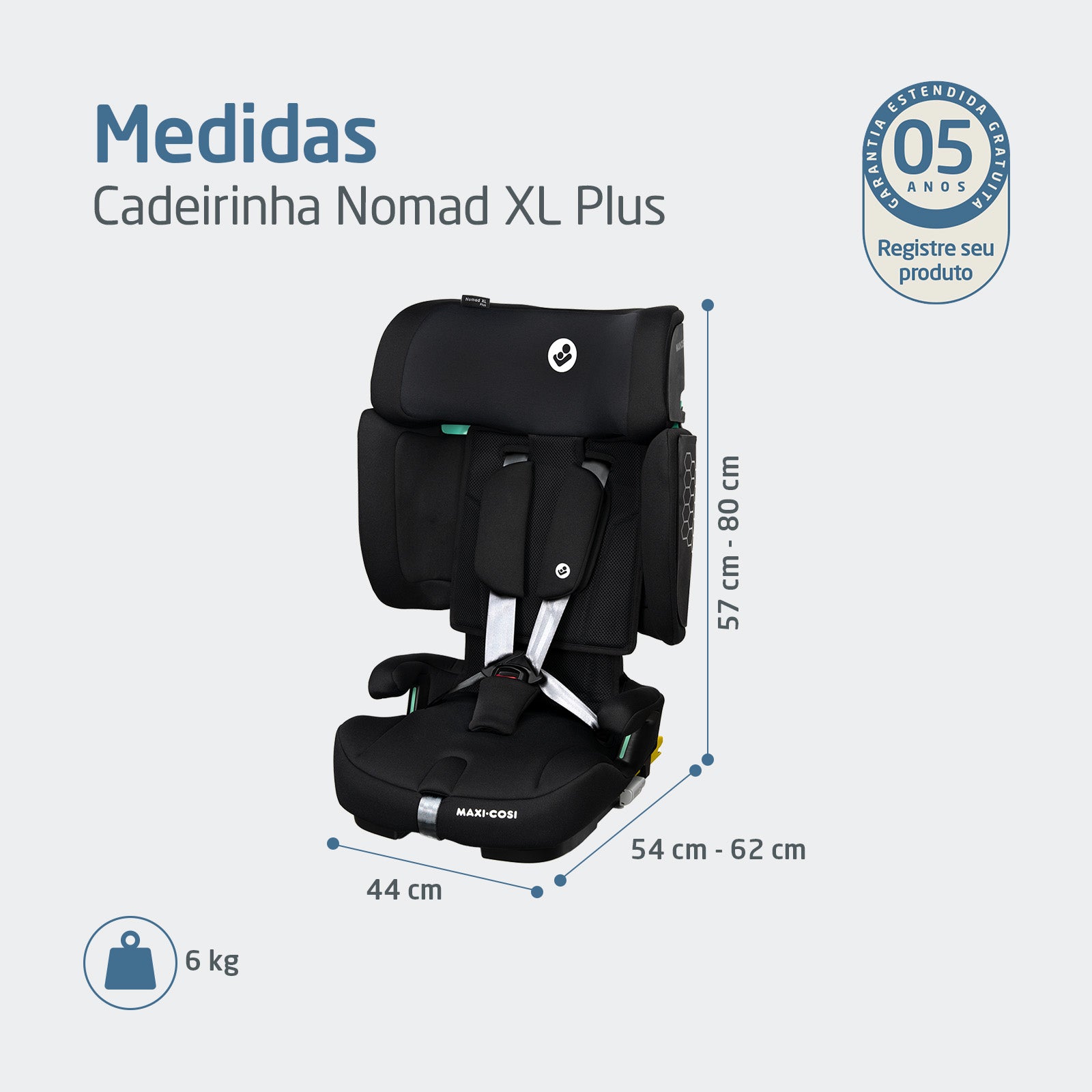 Maxi-Cosi Brasil | Cadeirinha Nomad XL Plus
