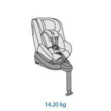 Dimensão - Cadeirinha Spinel 360