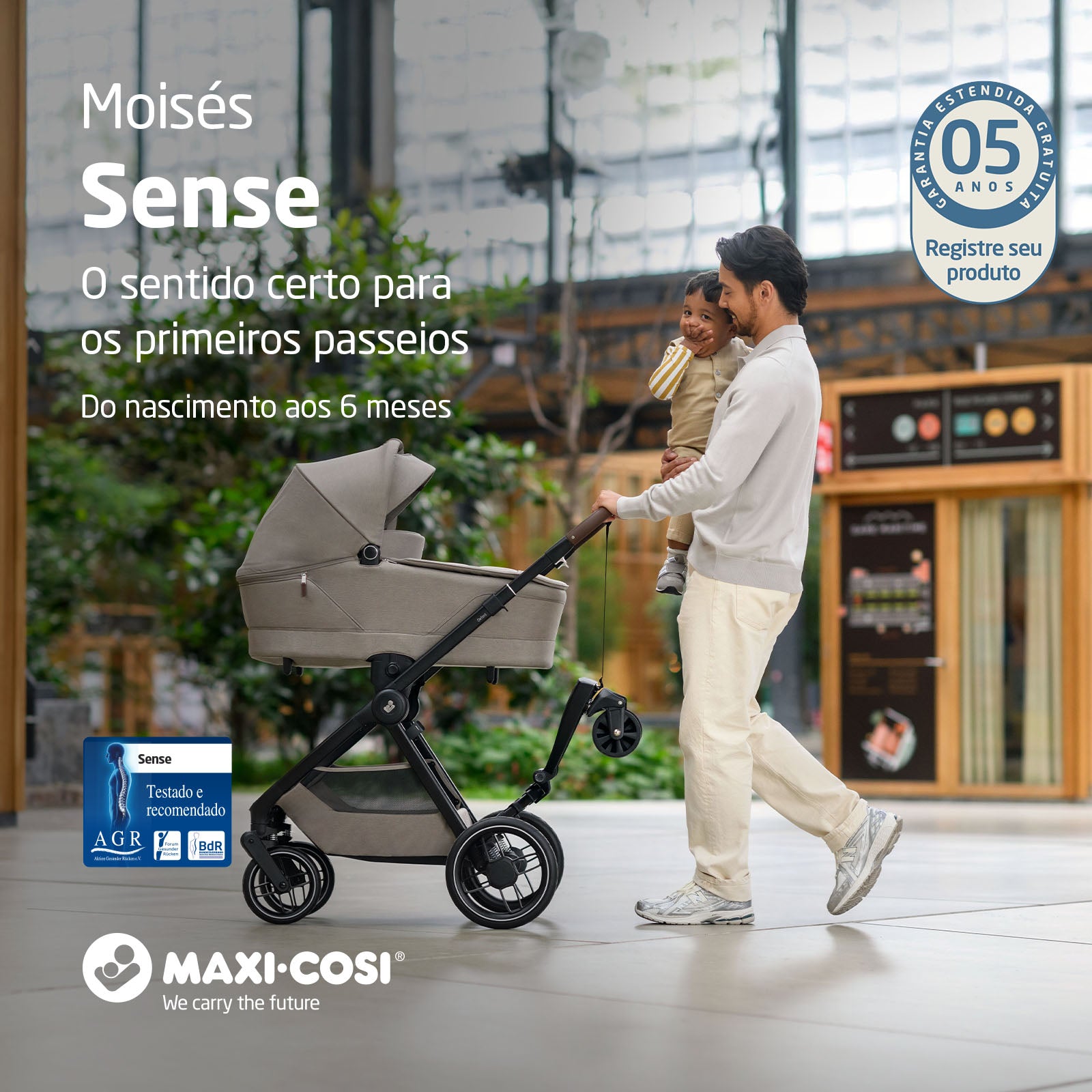 Maxi-Cosi Brasil | Moisés Sense Maxi-Cosi | Conforto desde o