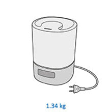 Dimensão - Umidificador Breathe