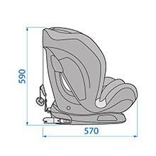 Dimensão - Cadeirinha Jasper