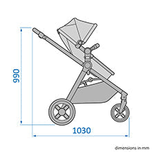 Dimensão - Travel System Anna Luxe Trio