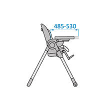 Dimensão - Cadeira de Refeição Minla