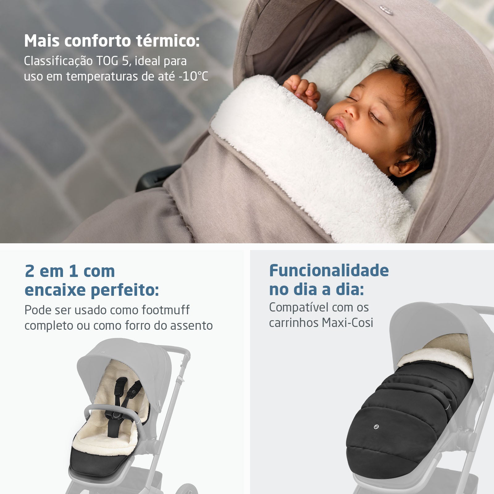 2 in 1 footmuff maxi cosi Maxi-Cosi Brasil