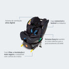 Cadeirinha Spinel 360 Smart -  Authentic Black Tech - IMP02669