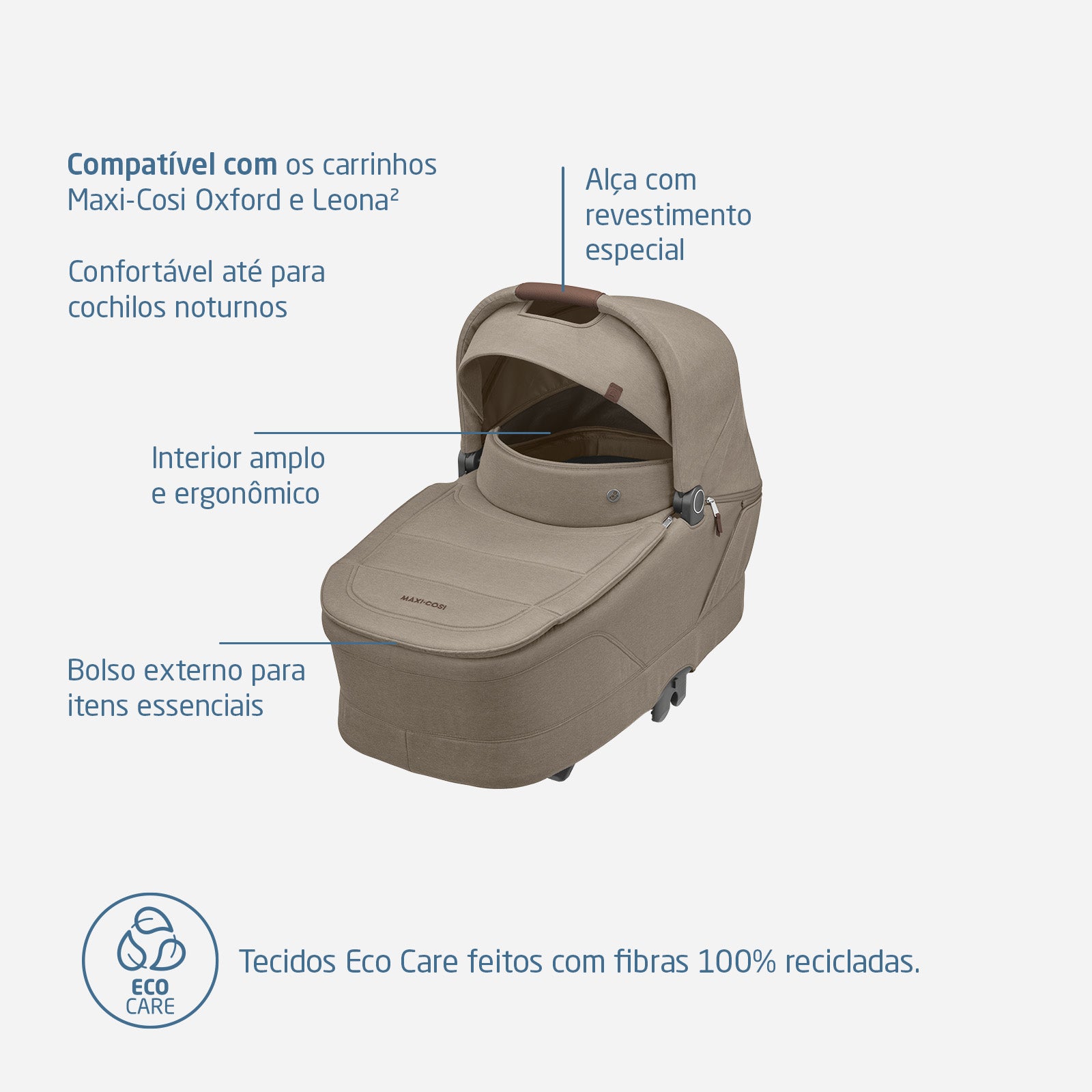 Maxi-Cosi Brasil | Moisés Sense Maxi-Cosi | Conforto desde o