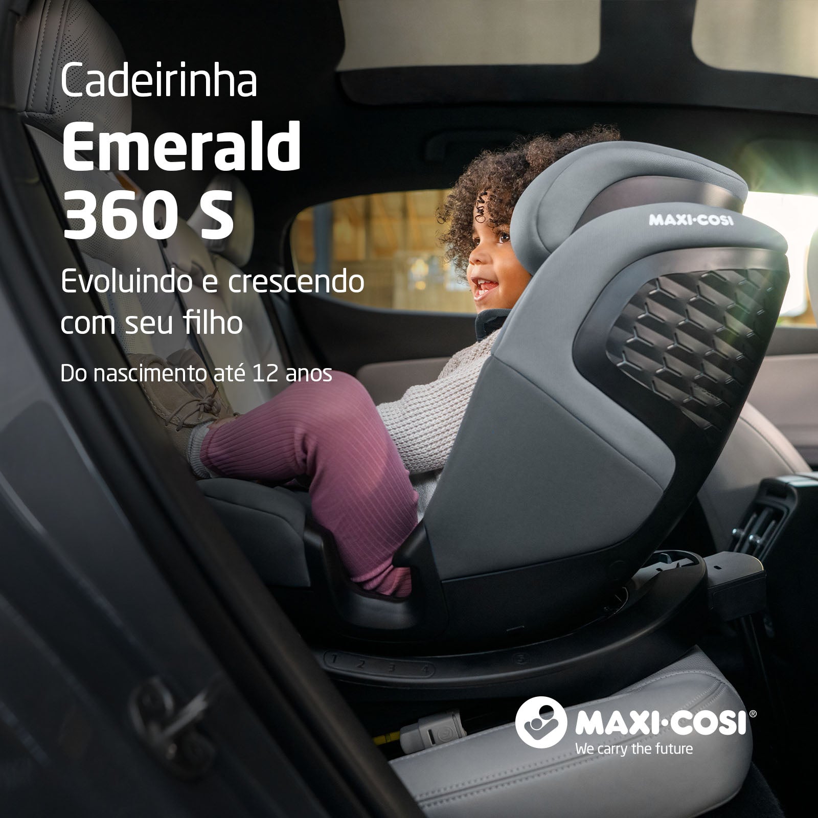 Cadeirinha Emerald 360 S -  Tonal Graphite - IMP02626