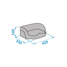 Dimensão - Cadeira de Refeição Minla